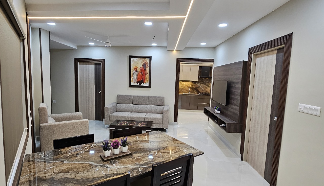 Elite Suite Living Area - Kodali Guest Suites